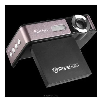RoadRunner 505, autós menetrögzítő kamera FullHD, 1920x1080, 25-60fps, 2&#34; LCD kijelző, max.32GB µSDHC, tapadókorong, autostart, 450mAh Li-ion akku, USB HDMI fekete acél szín PCDVRR505 fotó