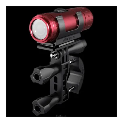 RoadRunner 710X, menetrögzító és akció kamera 1080p HD, 1920x1080@30fps, 120fok látószög, max.32GB SDHC, rögzítő készlet, cseppálló burkolat, 750mAh akku piros fekete. PCDVRR710X fotó