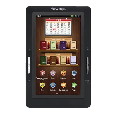 e-book olvasó 7&#34; érintés érzékeny színes LCD, 480x800, 4GB memória, µSD foglalat, FM rádió, zenelejátszás fekete. PER3274BC PER3274BC fotó