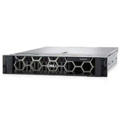 Dell PowerEdge R550 szerver 1xS4314 1x16GB 1x480GB H755 rack PER55010B fotó