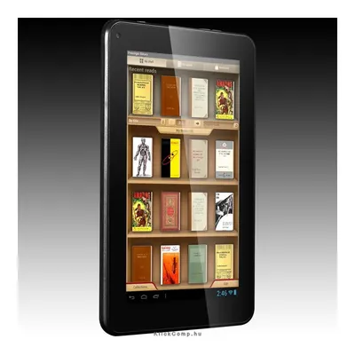 E-Book olvasó 7” 17.8 cm 4GB 480x800 TFT LCD fekete PRESTIGIO Reader MultiReader Stream PER5574BC fotó