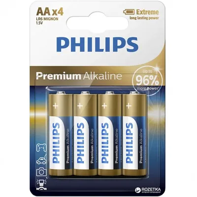 Elem Philips AA ceruza ultra alkáli LR03 1,5V 4db BL 1darab - Már nem forgalmazott termék PH-UA-AA-B4 fotó