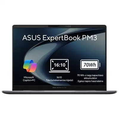 ASUS Expertbook laptop 16" 1920x1200 Ryzen AI 5 330 16GB 512GB NOOS PM3606CKA-MB0198 fotó