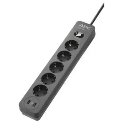 Túlfeszültség-védő 5 kimenettel APC Essential SurgeArrest 5 outlets USB 230V PME5U2B-GR fotó