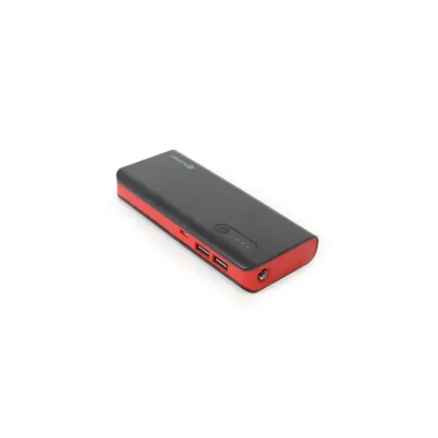 PLATINET Power Bank hordozható töltő 8000mAh + micro USB Kábel + zseblámpa fekete/piros PMPB80BR fotó