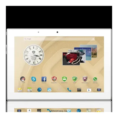 MultiPad 4 Diamond 10.1 3G 10.1'' IPS,1280x800,16GB,Android 4.2,QC1.2GHz,1GB,6400mAh,2MP,HDMI,BT,GPS,FM,Phone,3G,Pouch White Silver Retail PMT7177_3G_D_WH fotó