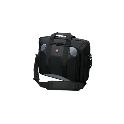 Notebook táska 16" Monza Top Loading Fekete Anyaga: 420D Cross Jacquard Nylon   Dynatex   210 DN PORT-110255 fotó