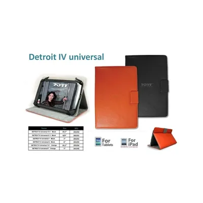 8&#34;-9&#34; Tablet tok Port DETROIT IV Universal Black - PORT-201251 fotó