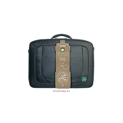 Notebook táska 18" CHICAGO ECO Fekete újrafelhasznált palackokból PORT-400502 fotó