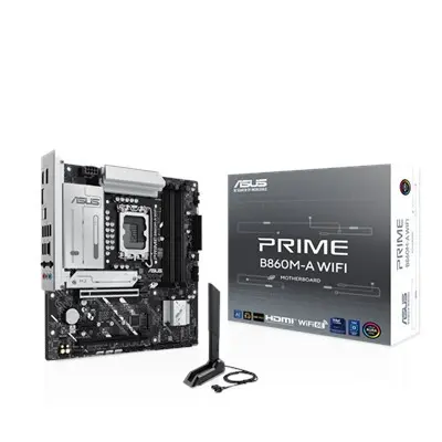Alaplap B860 LGA1851 Asus PRIME B860M-A Wifi mATX PRIME-B860M-A-WIFI fotó
