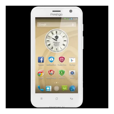 MultiPhone PSP3450 DUO Dual sim,4.5" FWVGA 480x854 IPS, Quad core 1.3Ghz, Android 4.4, RAM 512MB + eMMC 4GB, 0.3MP + 8MP AF, 1730mAh battery White Retail PSP3450DUOWHITE fotó