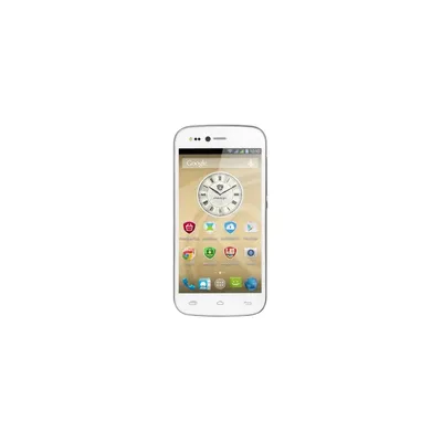 Dual sim mobiltelefon 4.5&#34; IPS QC Android 1GB 8GB 5.0MP 8.0MP fehér PSP3455DUOWHITE fotó