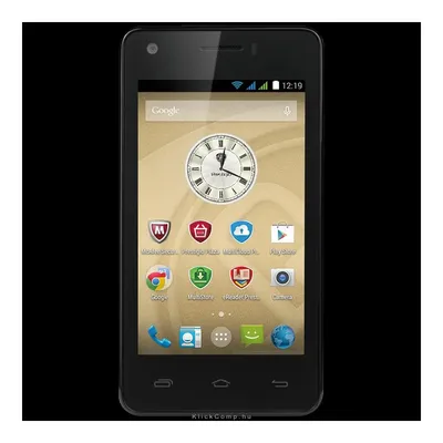 Dual sim mobiltelefon 4.5" IPS QHD 540x960 Corning Gorilla Glass QC Android 4.4 PRESTIGIO MultiPhone PSP5454 DUO PSP5454DUOMETAL fotó