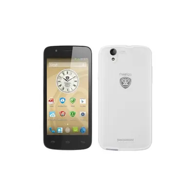 Dual sim mobiltelefon 5&#34; IPS QHD QC Android 1GB/8GB 8.0 MP/2 MP fehér PSP5504DUOWHITE fotó