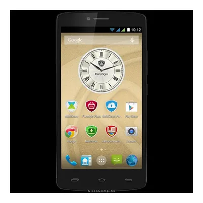 MultiPhone PSP5550 DUO Dual sim,5.5" HD 720x1280 IPS with Full lamination, Gorilla Glass3, Quad Core 1.3GHz, Android 4.4, RAM 1GB + eMMC 8GB, 13MP AF + 2MP FF, 3000 mAh battery Black Reta PSP5550DUOBLACK fotó