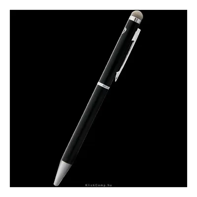 univerzális érintőeszköz és toll, tablet pc-hez és okostelefonokhoz, fekete. PTP02B fotó