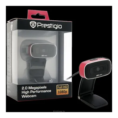 Web kamera 2Mpixel, 1 4", CMOS, USB 2.0 Black Red PWC520FH fotó