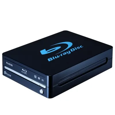 Plextor USB 16x dobozos lightscribe fekete Blu-Ray combo 2 év PX-B310U fotó