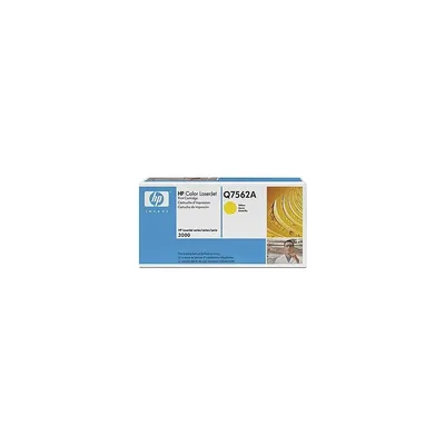hp toner cartridge, yellow clj3000 Q7562A fotó