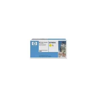 hp toner cartridge, yellow clj3800 CP3505 Q7582A fotó