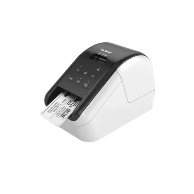 Címkenyomtató BROTHER QL-810W asztali thermál Fekete Piros nyomtatás 148 mm mp WiFi USB 300dpi PTE Lite DK címke QL810WYJ1 fotó