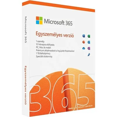 Microsoft Office 365 Personal 32 64bit magyar 1 felhasználó 1évre QQ2-01426 fotó