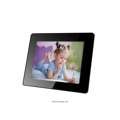 Rollei Pictureline 8100 MM 8" fekete digitális képkeret R30196 fotó