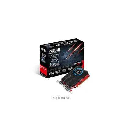 Asus PCI-E AMD R7 240 1024MB DDR3, 64bit, 600 1600MHz, Dsub, DVI, HDMI, Aktív R7240-1GD3 fotó