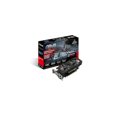VGA R7-360 2GB 128bit Asus PCI-E AMD videokártya R7360-OC-2GD5 fotó