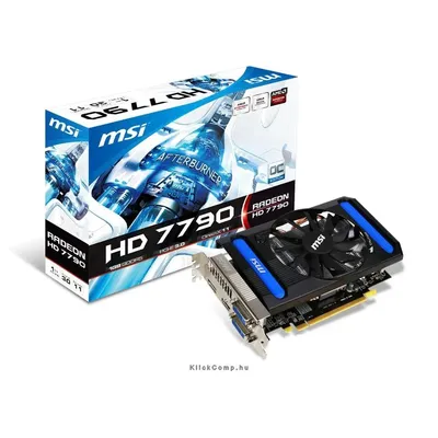 PCI-E AMD HD7790 1024MB, GDDR5, 128bit, 1050 6000Mhz, 2xDVI, HDMI, DP, Aktív R7790-1GD5_OC fotó