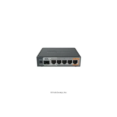 Router 5port MikroTik hEX S RB760iGS L4 256MB 5x GbE port 1x GbE SFP router RB760IGS fotó