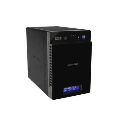 READYNAS -100EUS 4 BAY DISKLESS, CPU 1,2GHz, 512MB RAM, 2x Gb RN10400 fotó