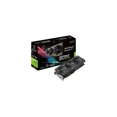 VGA GTX1070TI ASUS videokártya nVidia ROG STRIX GTX1070TI A8G GAMING ROGSTRIXGTX1070TIA8G fotó