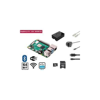 Raspberry Pi 4 1 GB Starter Kit + NOOBS RP4KIT1GB fotó