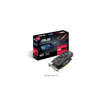 VGA RX-560 4GB DDR5 OC PCI-Ex16x ASUS AMD Videokártya RX560-4G fotó