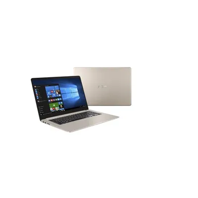 ASUS laptop 15,6&#34; FHD i3-7000U 4GB 1TB MX150-2GB arany ASUS VivoBook S510UN-BQ246 fotó