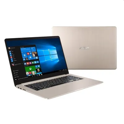 ASUS laptop 15,6&#34; i3-7100U 8GB 128GB+1TB MX150-2GB arany ASUS VivoBook S510UN-BR117 fotó