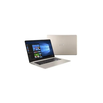ASUS laptop 15,6&#34; i3-7100U 4GB 1TB MX150-2GB VivoBook arany S510UN-BR247 fotó