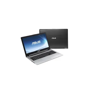ASUS 15,6" notebook Intel Core i5-3317U 1,7GHz 8GB 750GB+24GB SSD VGA DVD író fekete-ezüst S56CM-XO175D fotó