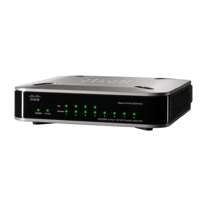 Cisco SD208P 8port 10 100Mbps LAN nem menedzselhető asztali Switch SD208P-G2 fotó
