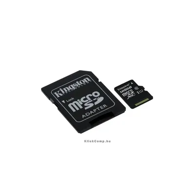 Memória-kártya 128GB SD micro SDXC Class 10 Kingston SDC10G2/128GB adapterrel SDC10G2_128GB fotó