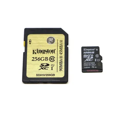 Memória-kártya 256GB SD micro SDXC Class 10 UHS-I Kingston SDC10G2/256GB adapterrel SDC10G2_256GB fotó
