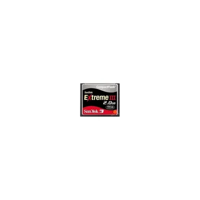 SanDisk Extreme III CF 2GB 10 év garancia SDCFX3-002G-E22 fotó