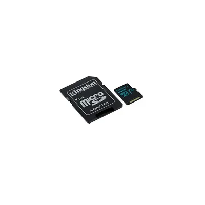 Memória-kártya 64GB SD micro SDXC Class 10  UHS-I U3 Kingston Canvas Go (SDCG2/64GB) memória kártya adapterrel SDCG2_64GB fotó