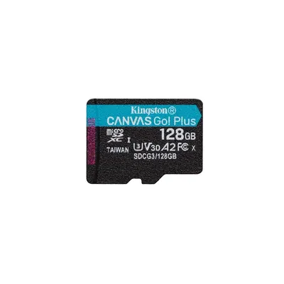 Memória-kártya 128GB microSDXC Class10 Kingston Canvas Go! Plus SDCG3_128GBSP fotó