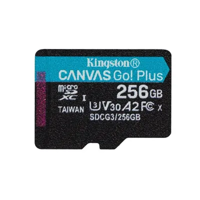 Memória-kártya 256GB microSDXC Class10 Kingston Canvas Go! Plus SDCG3_256GBSP fotó