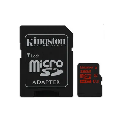 Memória kártya 32GB SD micro (SDHC Class U3 UHS-I) Kingston SDCG/32GB adapterrel SDCG_32GB fotó