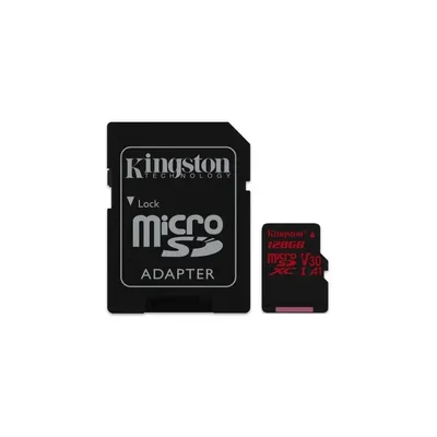 Memória-kártya 128GB SDXC Class 10 UHS-I U3 Kingston SDCR 128GB adapterrel SDCR_128GB fotó