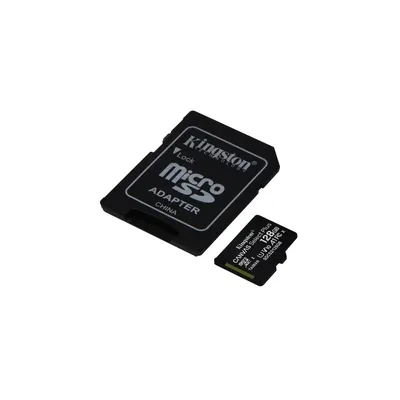 Memória-kártya 128GB microSDXC Class10 Kingston Canvas Select Plus + adapter SDCS2_128GB fotó
