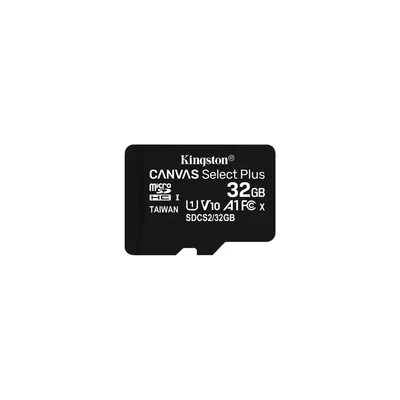 Memória-kártya 32GB SD micro SDHC Class 10 A1 Kingston SDCS2_32GBSP fotó